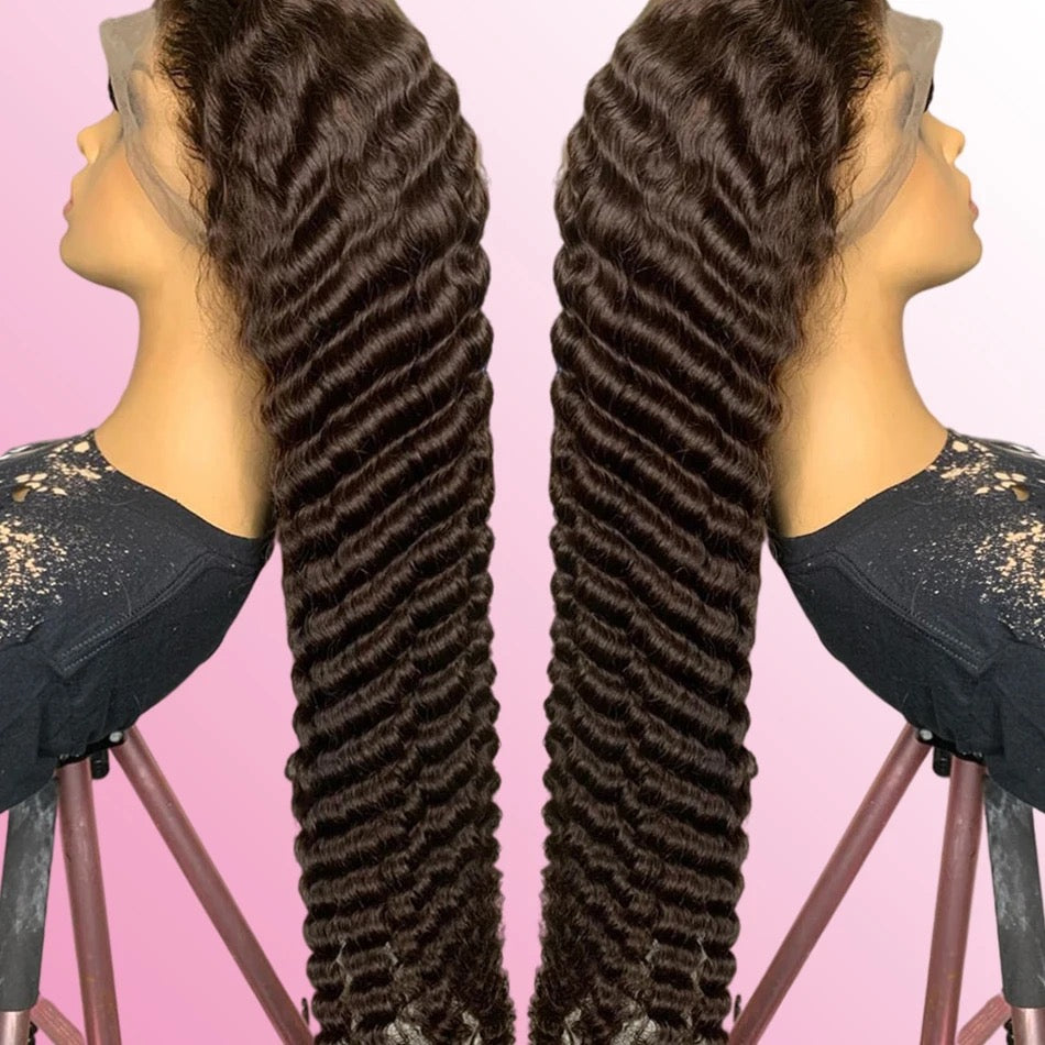 Malaysian Deep Wave Double Drawn Glueless